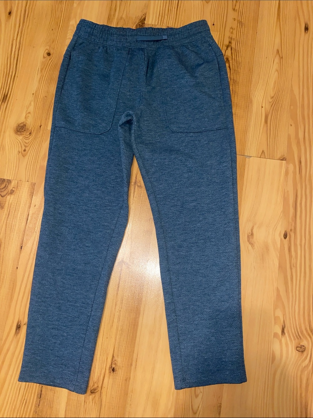 all in motion denim blue knit joggers